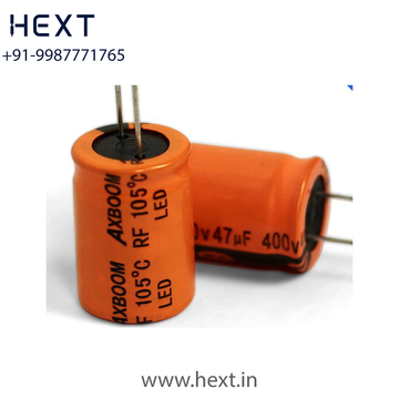 RF Series – DIP High Frequency Low Resistance Aluminum Electrolytic Capacitor | 6.3V–120V | 10000 Hours at 105°C | AXBOOM