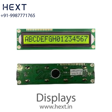 JHD2101 Y/YG 16×1 STN LCD Yellow Green Transflective | JHD DISPLAYS