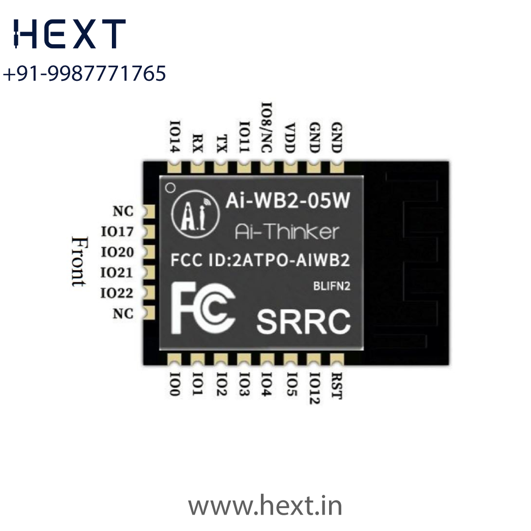 Ai-WB2-05W Wi-Fi & BLE Module SMD-22 | UART PWM GPIO Low Power IoT Mod