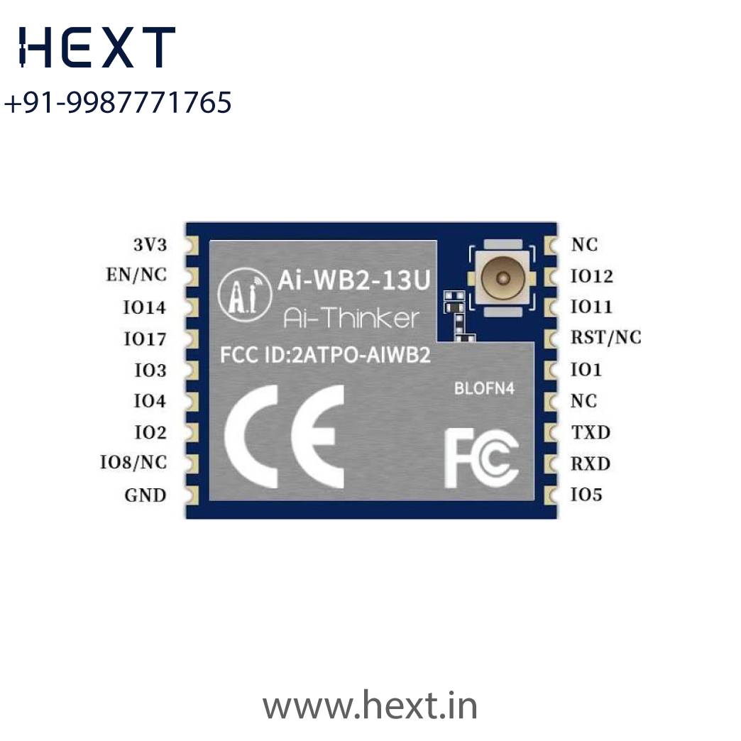 Ai-WB2-13U Wi-Fi & BLE Module SMD-18 | IPEX External Antenna Long Rang