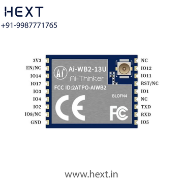 Ai-WB2-13U Wi-Fi & BLE Module SMD-18 | IPEX External Antenna Long Range IoT Module | AI-Thinker