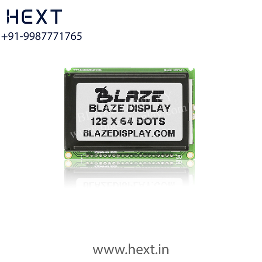 BGB25664-02 – 256×64 Graphic LCD Display | DFSTN Black Negative | COB | Blaze Display