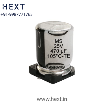 MS Series – SMD Aluminum Electrolytic Capacitor | 16V–100V | 6000 Hours at 105°C | AXBOOM