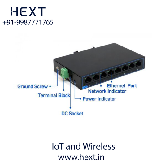 USR-SG1008 Gigabit Ethernet Switch | 8-Port Unmanaged LAN Switch | USR IoT