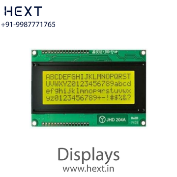 JHD629-204 Y/YG 20×4 LCD Yellow Green | JHD DISPLAYS