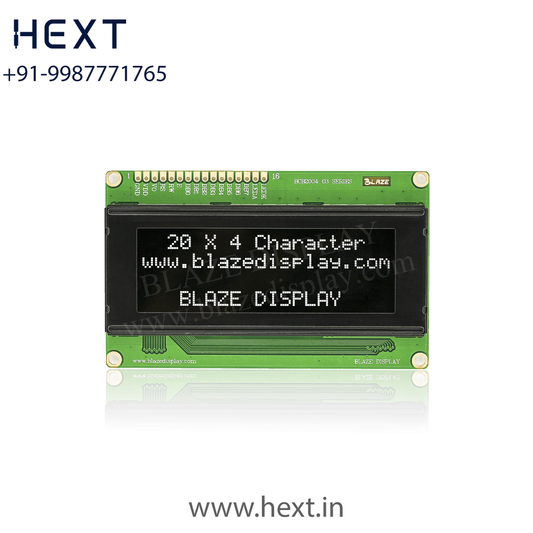 BCB1602-03CK – 16×2 Character LCD Display | STN YG Positive | COB | Blaze Display Technology