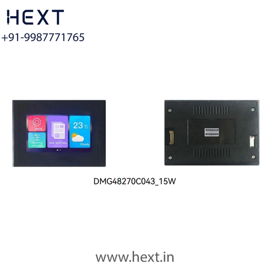DMG80480T043_A5W 4.3 Inch IPS TFT LCD Touch Display 480×800 | Resistive/Capacitive Touch | RS232/RS485 Interface | DWIN