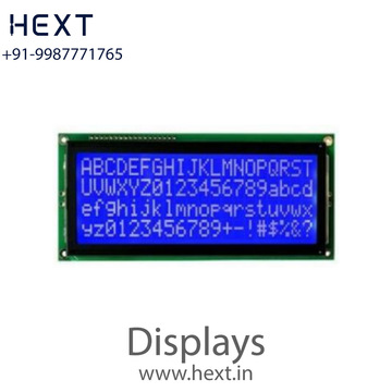 JHD762-204 B/W 20×4 LCD Blue Green | JHD DISPLAYS