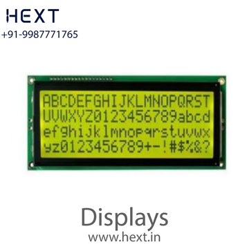 JHD762-204 Y/YG 20×4 LCD Yellow Green | JHD DISPLAYS