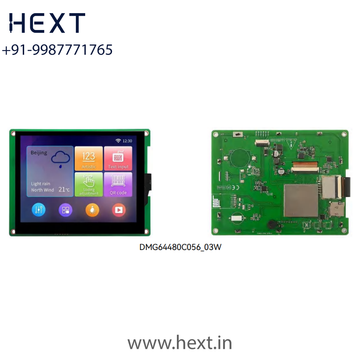 DMG64480T056_01W 5.6 Inch TN TFT LCD Touch Display 640×480 | Resistive/Capacitive Touch | TTL/RS232 Interface | DWIN