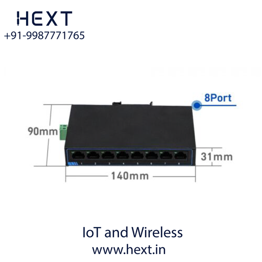 USR-SF1008 Ethernet Switch | 8-Port Unmanaged Fast Ethernet LAN Switch | USR IoT