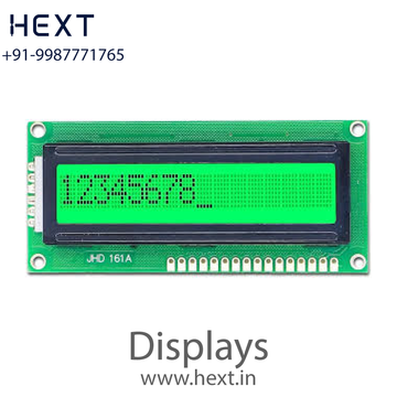 JHD651-161 Y/JG 16×1 COB LCD Display Module Jade Green | JHD DISPLAYS