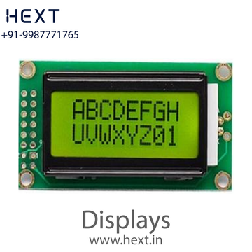 JHD571-802 Y/YG 8×2 LCD Yellow Green Backlight | JHD DISPLAYS