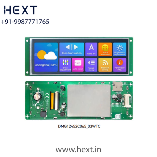 DMG12452F065_01WTC 6.5 Inch IPS TFT LCD Touch Display 452×1280 | In-Cell Touch | TTL Interface | DWIN