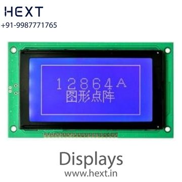JHD521-12864 B/W 128×64 LCD Blue Negative | JHD DISPLAYS