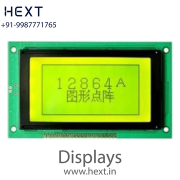JHD521-12864 Y/YG 128×64 LCD Yellow Green | JHD DISPLAYS