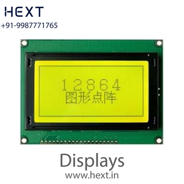 JHD622-12864 Y/YG 128×64 LCD Yellow Green | JHD DISPLAYS
