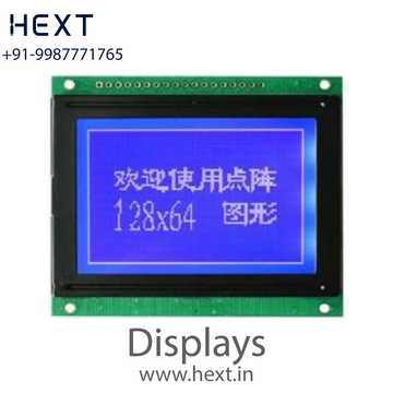 JHD12864C B/W 128×64 LCD Blue Negative | JHD DISPLAYS