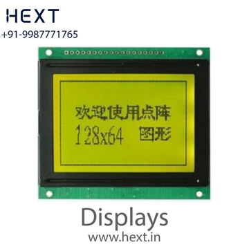 JHD12864C Y/YG 128×64 LCD Yellow Green | JHD DISPLAYS