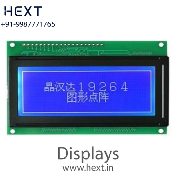 JHD644 B/W 192×64 LCD Blue Negative | JHD DISPLAYS
