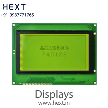 JHD728 Y/YG 240×128 LCD Yellow Green | JHD DISPLAYS