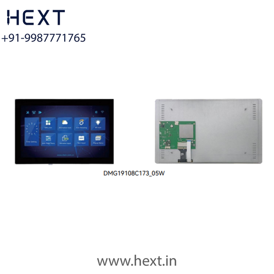 DMG19108C173_05W 17.3 Inch IPS TFT LCD Touch Display 1920×1080 | GFF Touch | TTL/RS232 Interface | DWIN