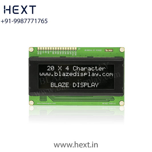 BCB0801-02 – 8×1 STN YG Positive Character LCD Display | COB | 12:00 Viewing | Blaze Display Technology