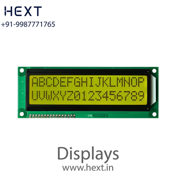JHD162G Y/YG 16×2 LCD Display Module Yellow Green STN | JHD DISPLAYS