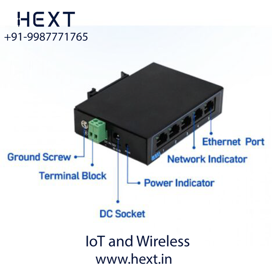 USR-SF1005 Ethernet Switch | 5-Port Unmanaged Fast Ethernet LAN Switch | USR IoT