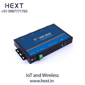 USR-N540-H7-4 Serial to Ethernet Converter | 4-Port Industrial Serial Device Server | USR IoT