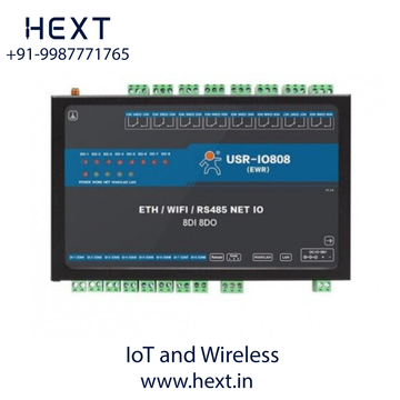 USR-IO808-EWR V2 Network IO Controller | 8-Channel Industrial Remote IO Module | USR IoT